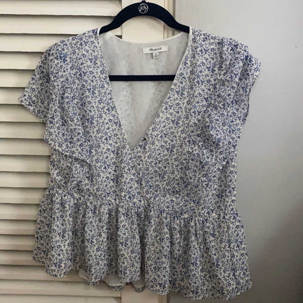 Madewell Floral Blouse